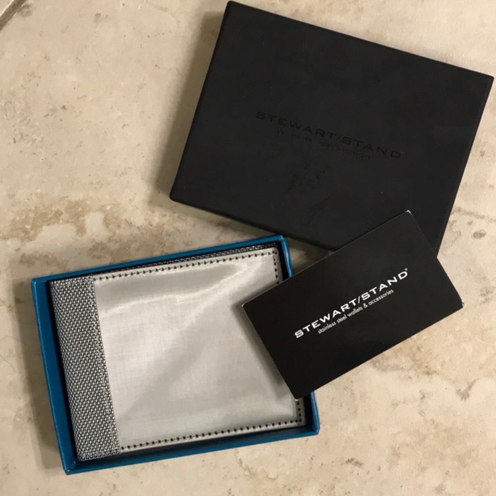 Stewart/Stand Men’s stainless steel wallet